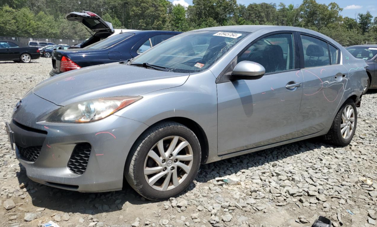 2012 Mazda 3 I vin: JM1BL1V88C1666994