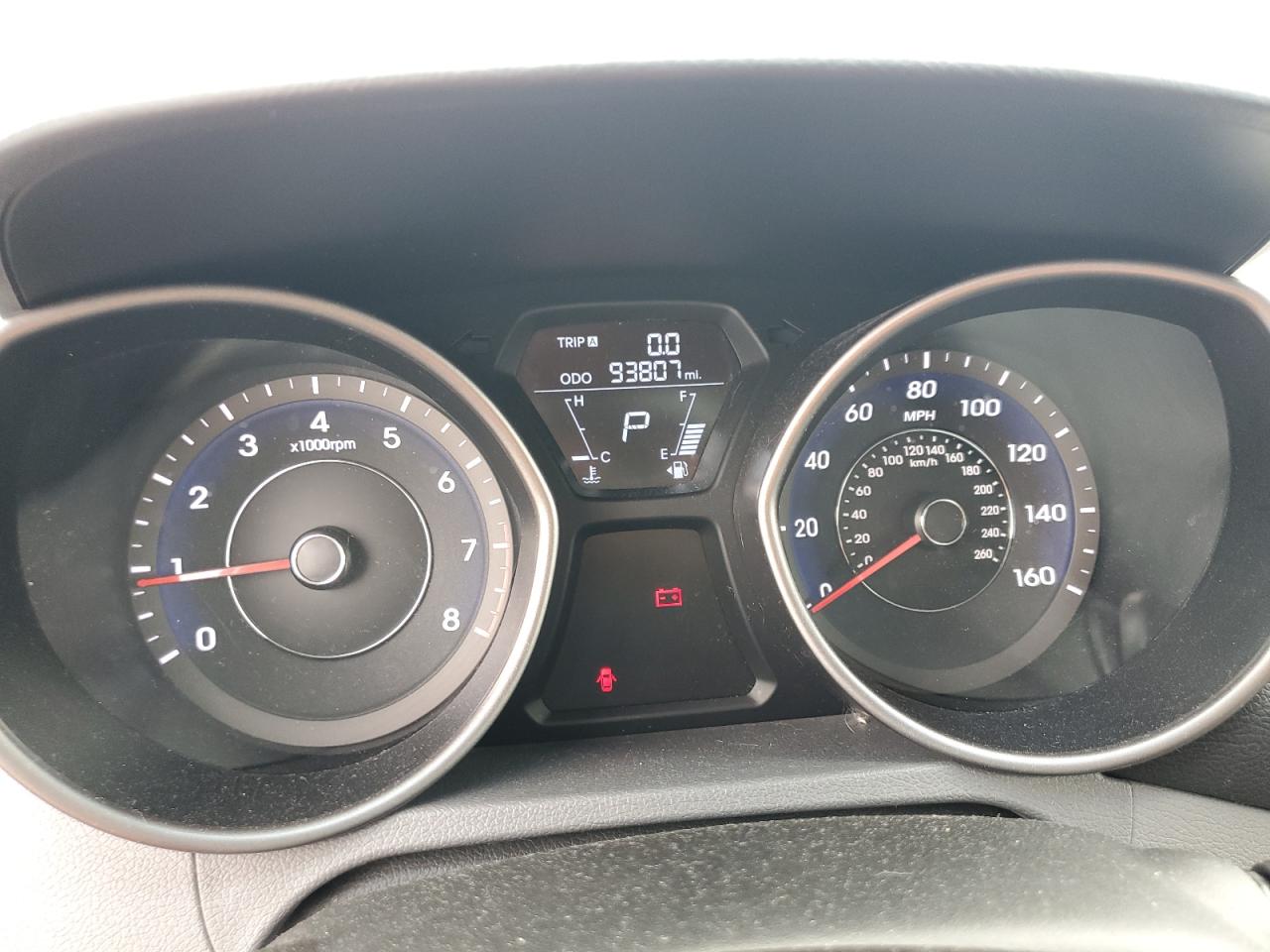 2013 Hyundai Elantra Gls VIN: 5NPDH4AE2DH412134 Lot: 59162254