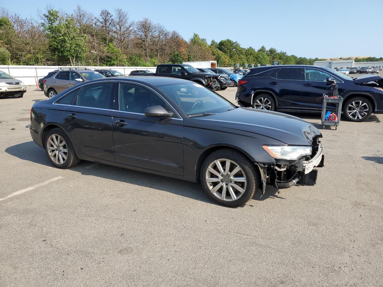 2014 Audi A6 Premium Plus VIN: WAUGFAFC7EN114833 Lot: 60056854