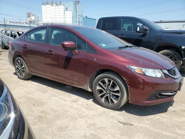 Sedans HONDA CIVIC 2014 Burgundy