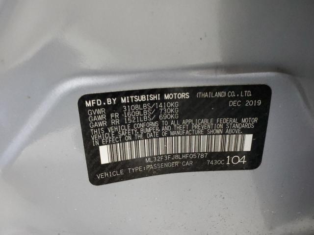 ML32F3FJ8LHF05787 | 2020 Mitsubishi mirage g4 es