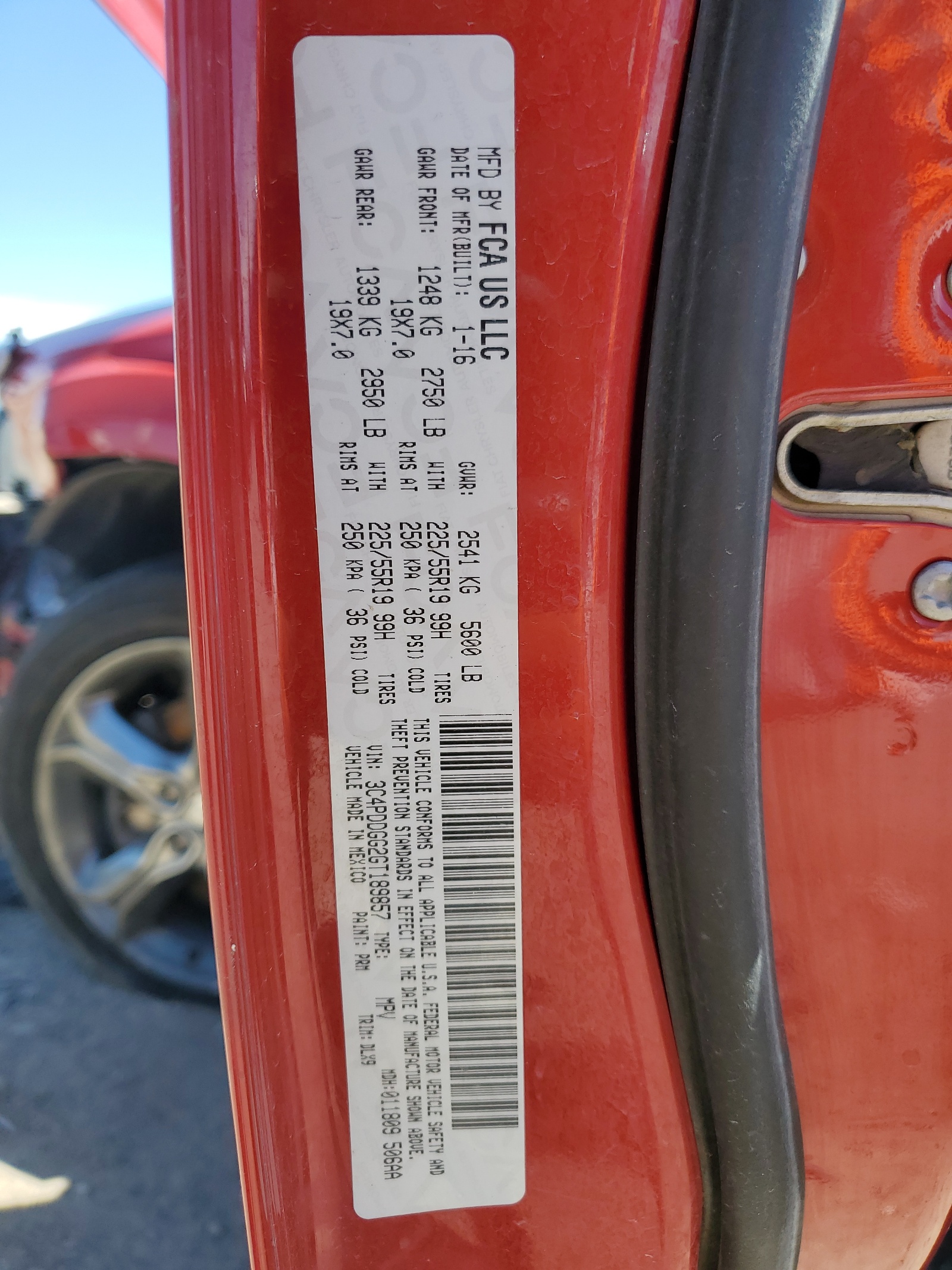 3C4PDDGG2GT189857 2016 Dodge Journey Crossroad