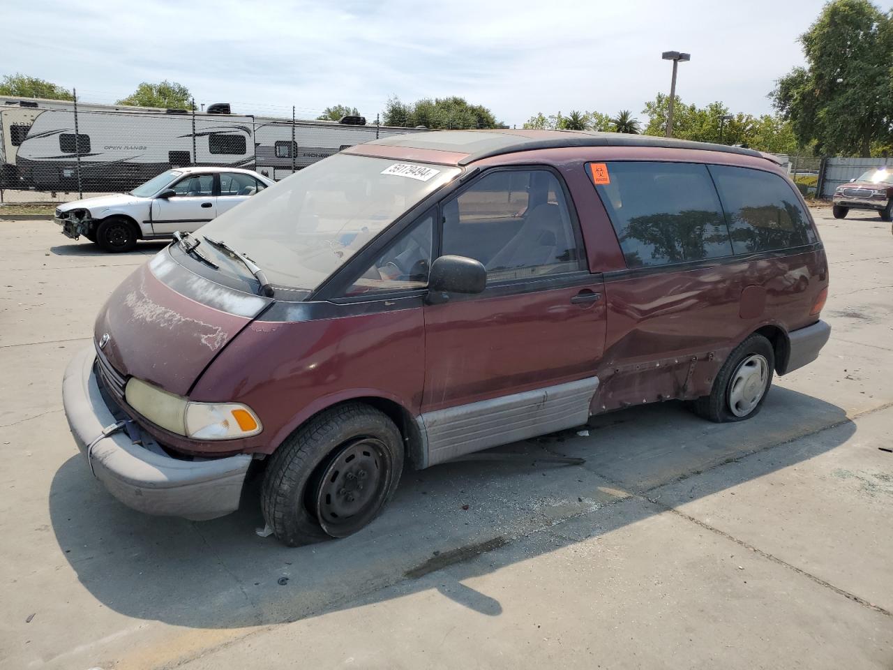 1991 Toyota Previa Le VIN: JT3AC12R9M0048488 Lot: 59179494