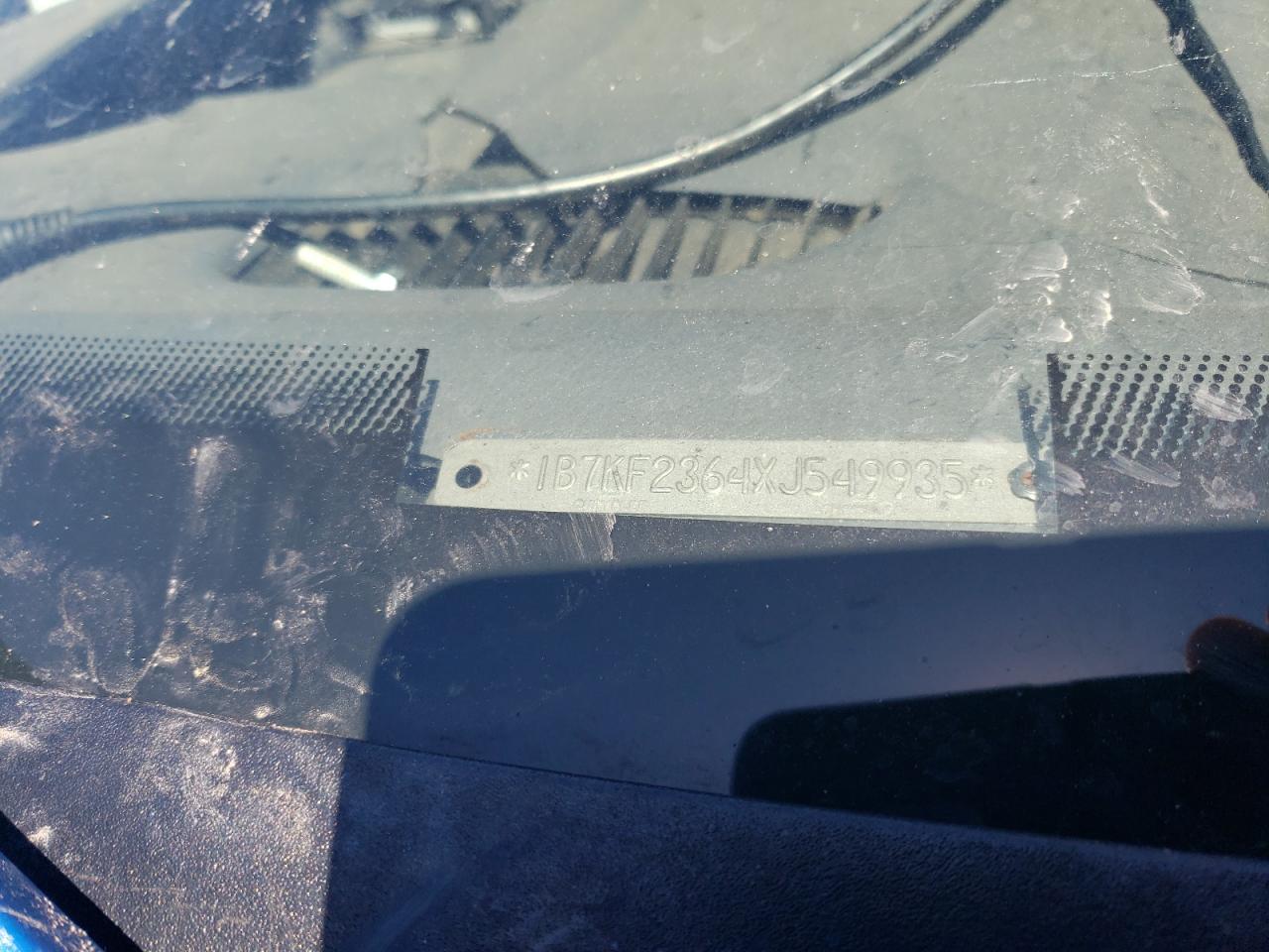 1999 Dodge Ram 2500 VIN: 1B7KF2364XJ549935 Lot: 60398604