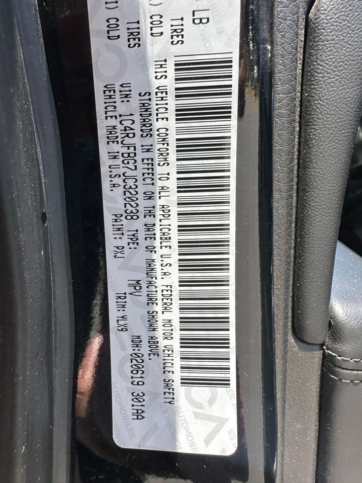 2018 Jeep Grand Cherokee Limited VIN: 1C4RJFBG7JC320238 Lot: 59689774