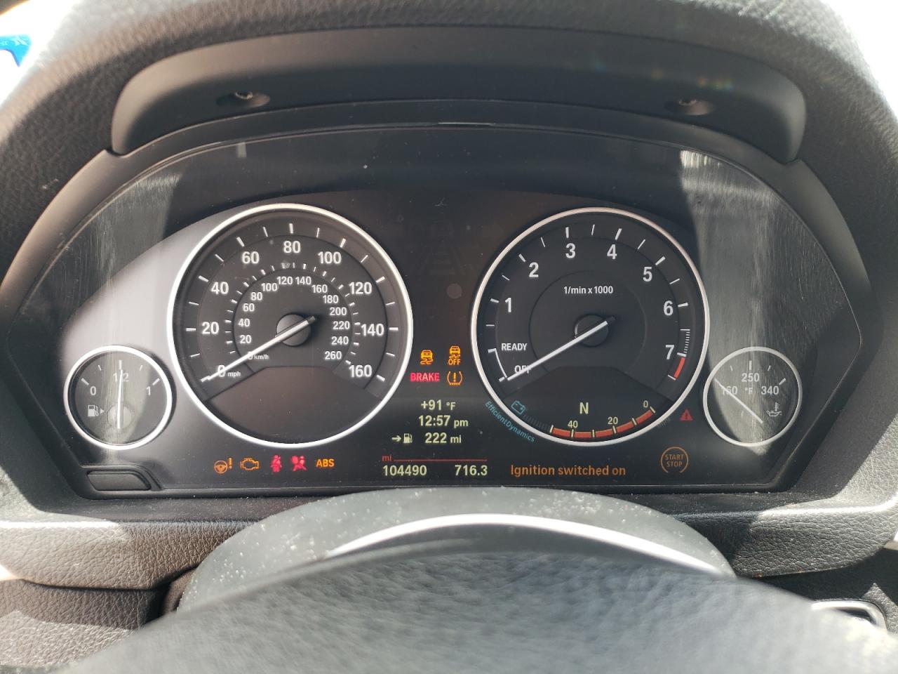 2014 BMW 320 I VIN: WBA3B1G59ENS78143 Lot: 59790224