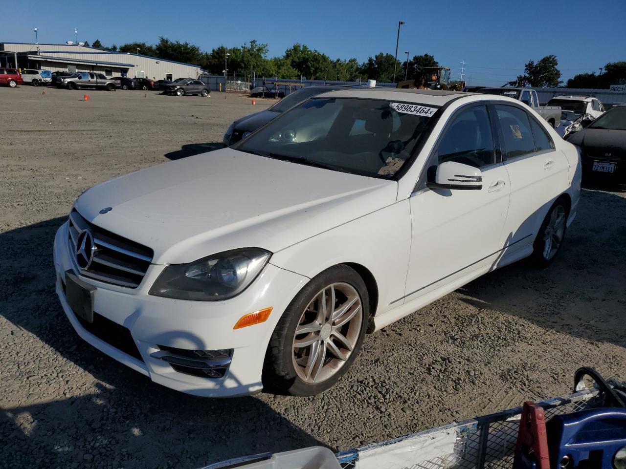 MERCEDES-BENZ C-CLASS 2014 VIN WDDGF4HB2ER310671