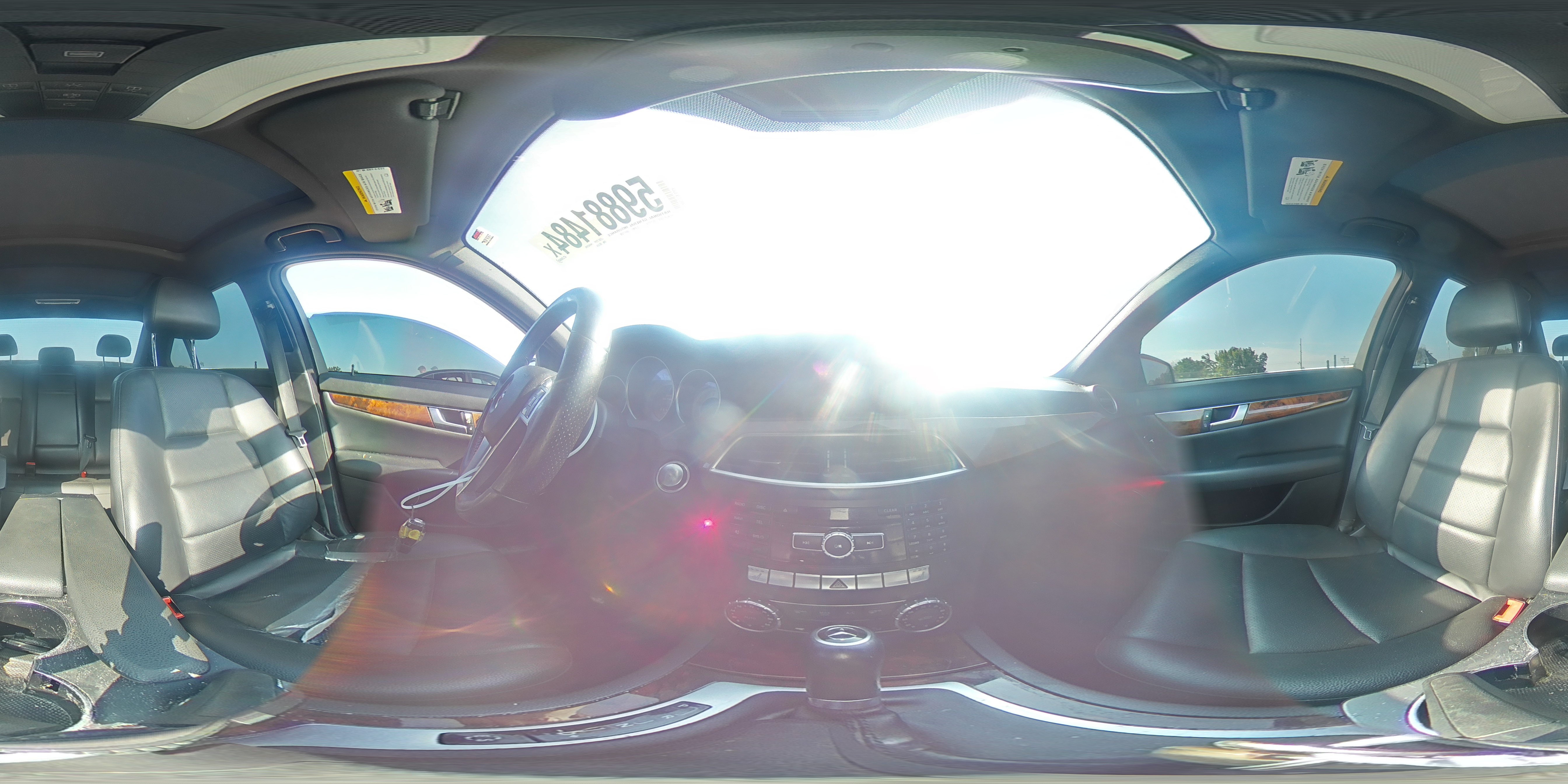 2012 Mercedes-Benz C 250 VIN: WDDGF4HB6CR202826 Lot: 59881484