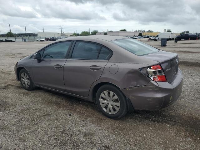 Sedans HONDA CIVIC 2012 Brown