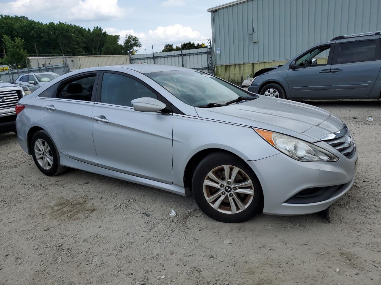 2014 Hyundai Sonata Gls VIN: 5NPEB4AC5EH887153 Lot: 57906174