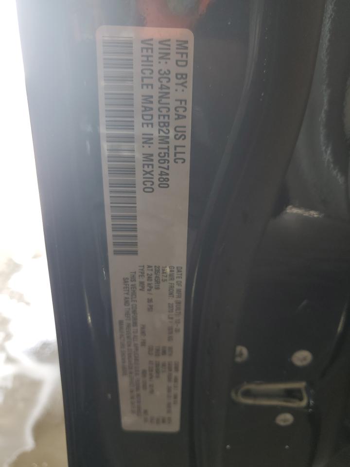 2021 Jeep Compass 80Th Edition VIN: 3C4NJCEB2MT567480 Lot: 57613064