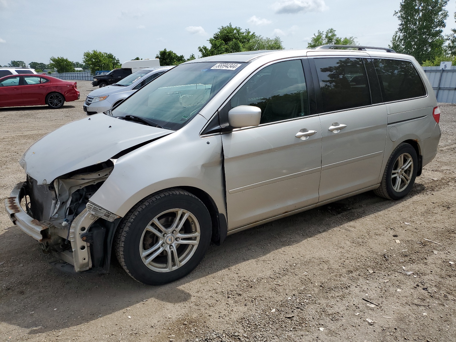 5FNRL38647B504409 2007 Honda Odyssey Exl