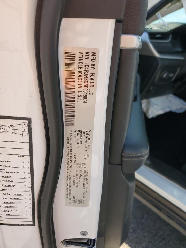 1C4RJHBG6PC519074 2023 Jeep Grand Cherokee Limited