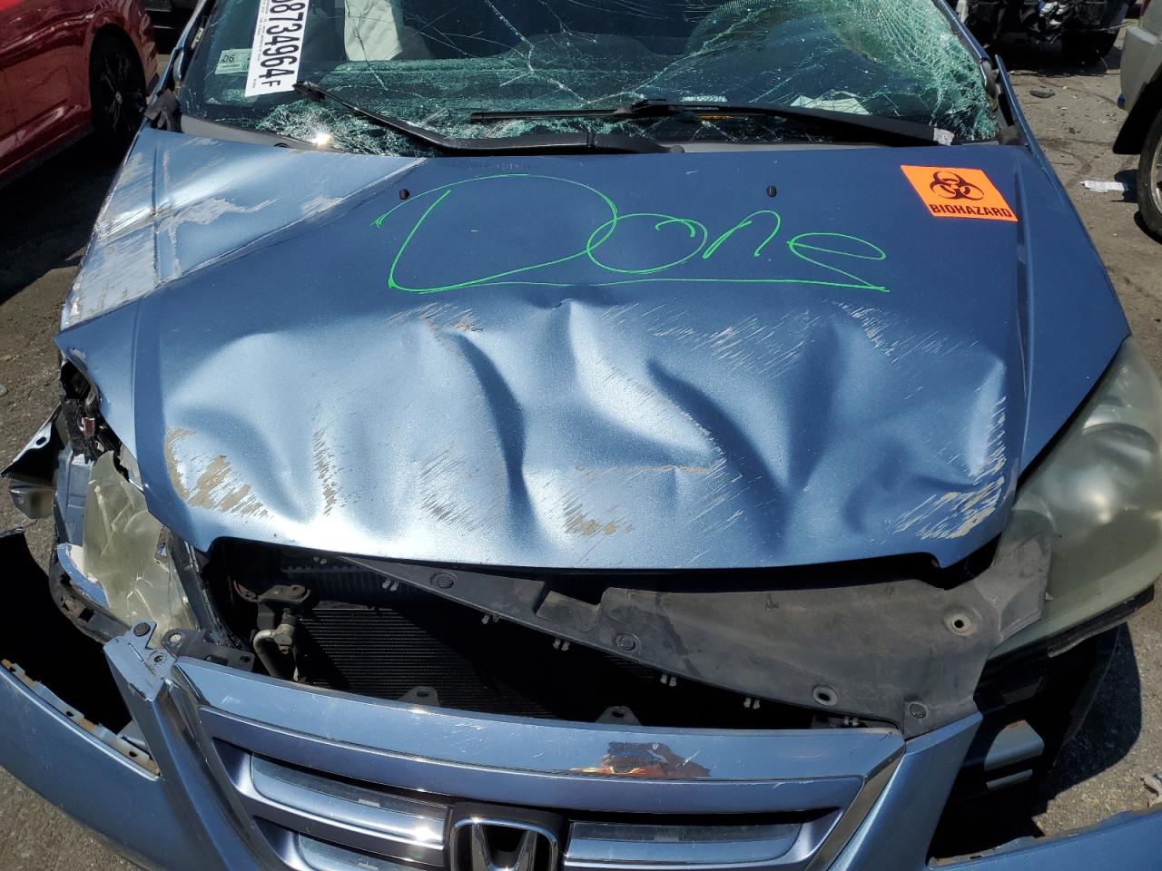 2007 Honda Odyssey Exl VIN: 5FNRL38617B099545 Lot: 58734964