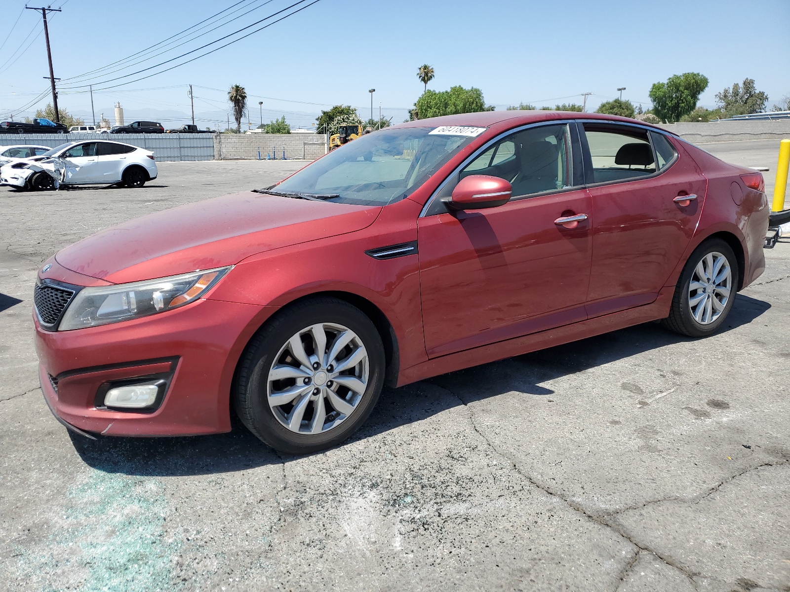 2014 Kia Optima Lx vin: 5XXGM4A78EG342341