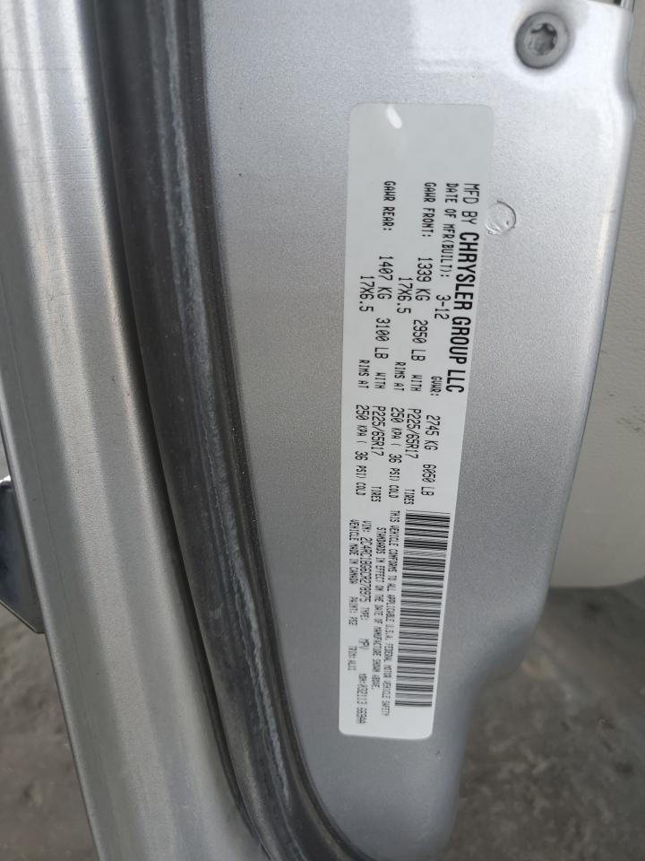 2012 Chrysler Town & Country Touring VIN: 2C4RC1BG6CR278975 Lot: 59753484