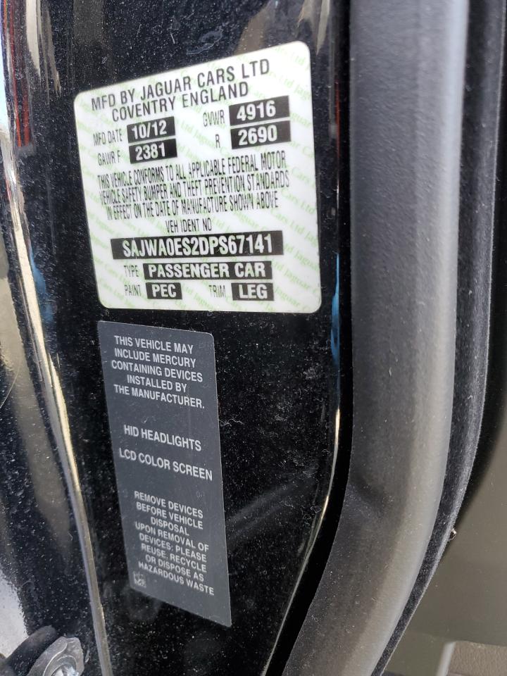 2013 Jaguar Xf VIN: SAJWA0ES2DPS67141 Lot: 56429244