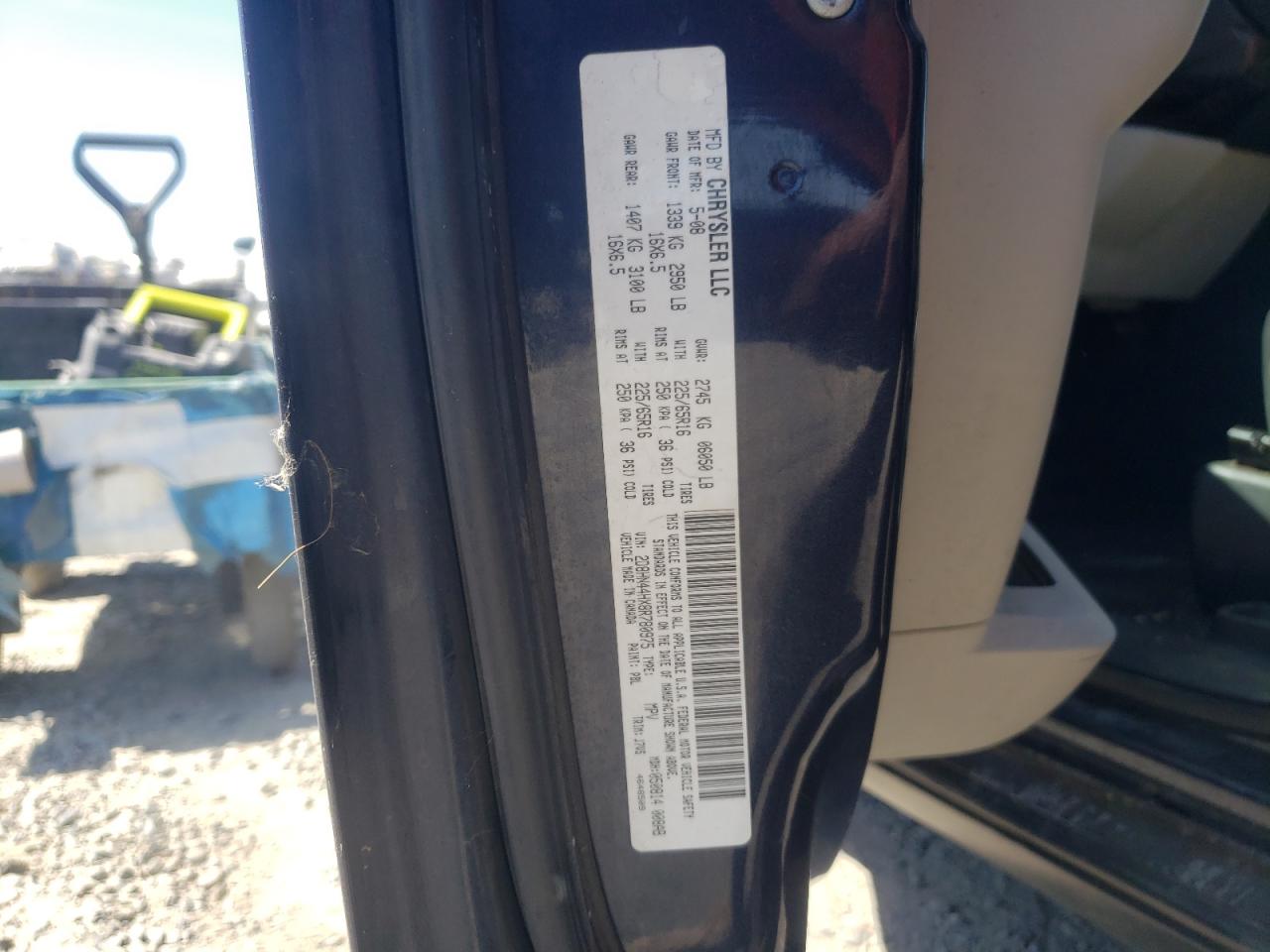 2D8HN44HX8R780975 2008 Dodge Grand Caravan Se