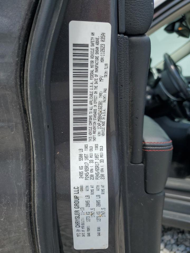 2014 Jeep Cherokee Trailhawk VIN: 1C4PJMBB4EW162381 Lot: 60809904