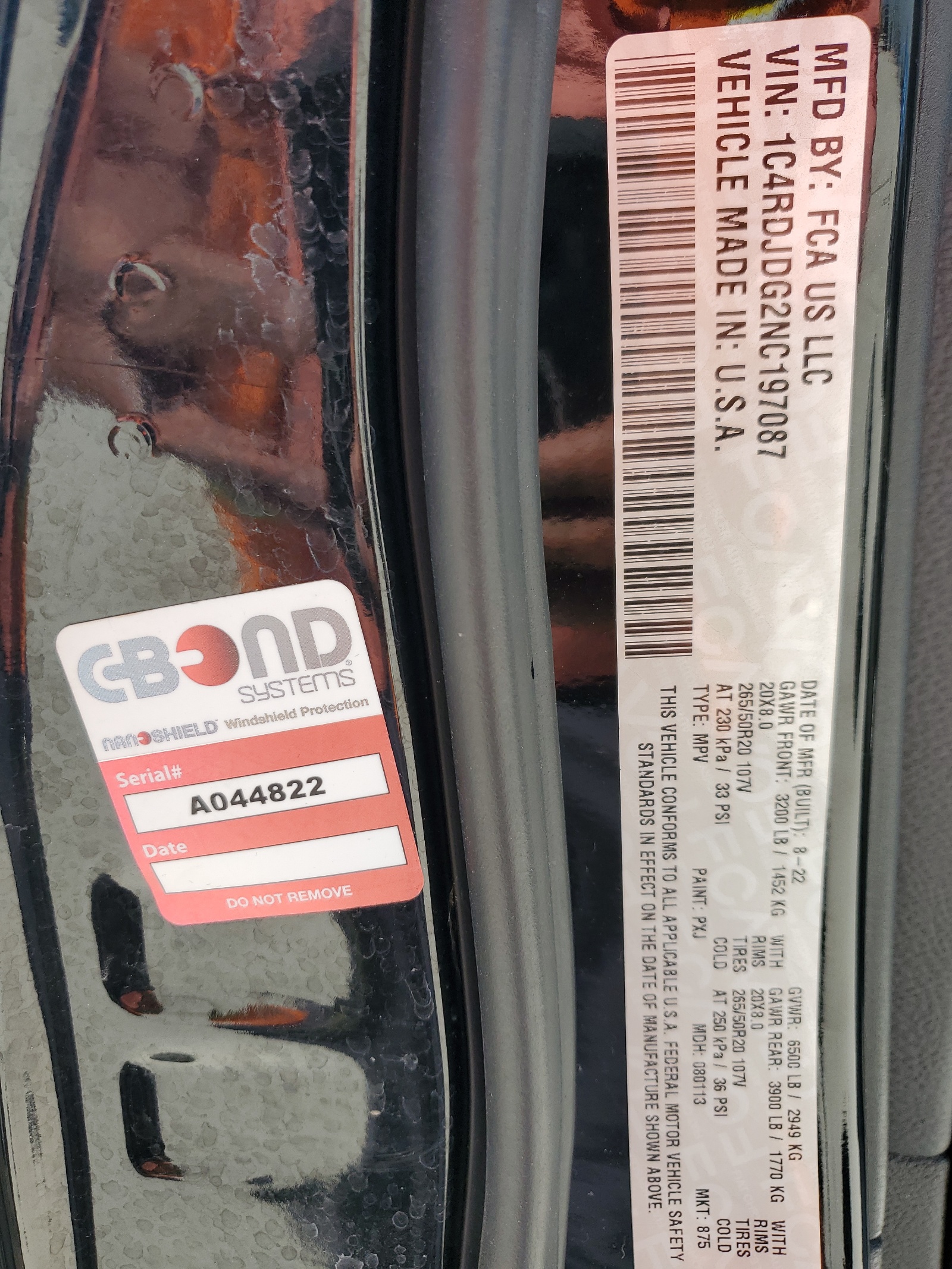 1C4RDJDG2NC197087 2022 Dodge Durango Gt