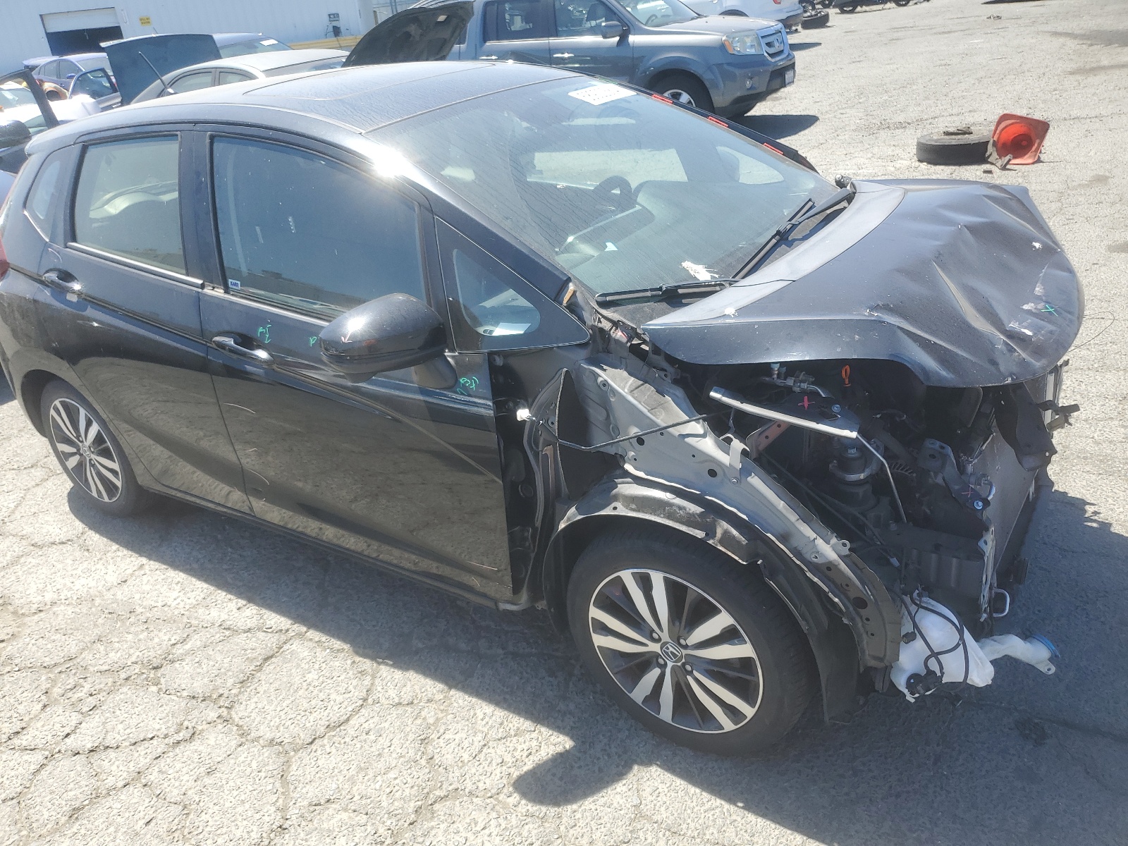 2016 Honda Fit Ex vin: JHMGK5H76GX045578