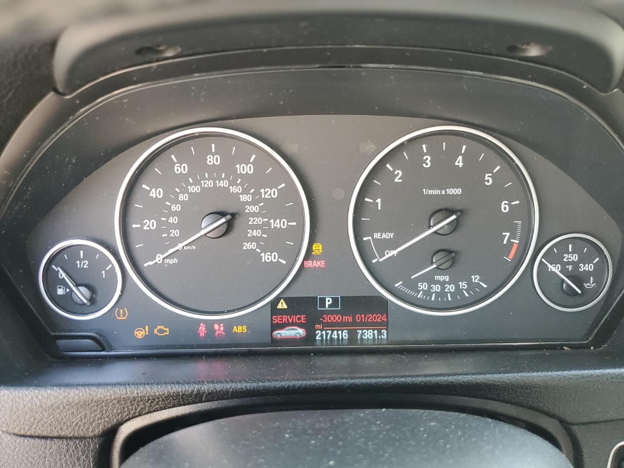 2014 BMW 320 I VIN: WBA3B1C56EP679952 Lot: 58741264