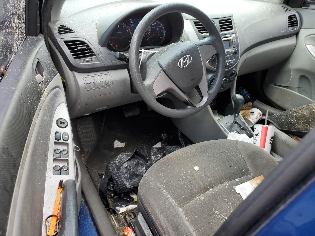 2015 Hyundai Accent Gls VIN: KMHCT4AE2FU917928 Lot: 57397144