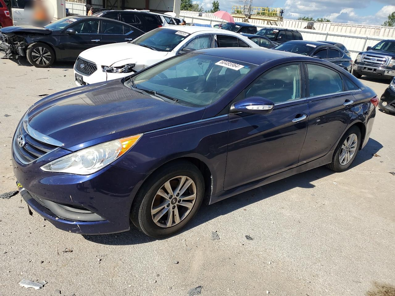 2014 Hyundai Sonata Gls vin: 5NPEB4AC2EH944473