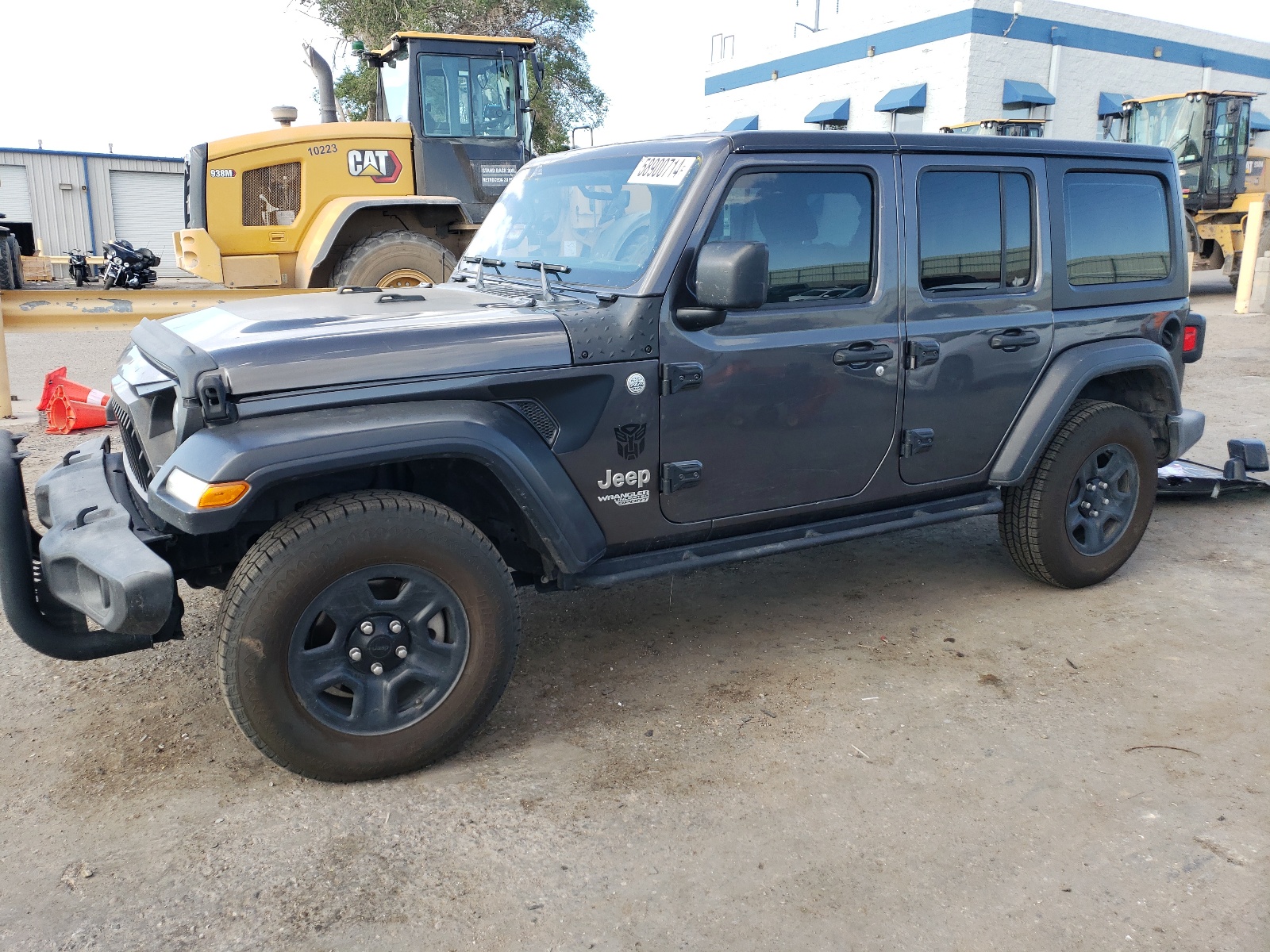 2018 Jeep Wrangler Unlimited Sport vin: 1C4HJXDG3JW189886