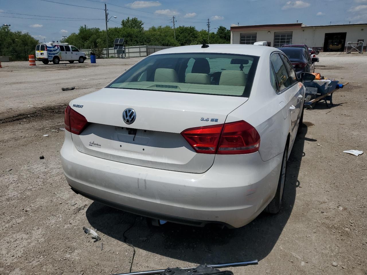 2012 Volkswagen Passat Se VIN: 1VWBM7A36CC088051 Lot: 57018934