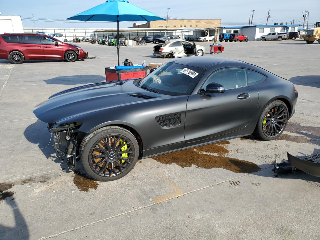 2021 Mercedes-Benz Amg Gt VIN: W1KYJ8CA7MA042397 Lot: 60710964