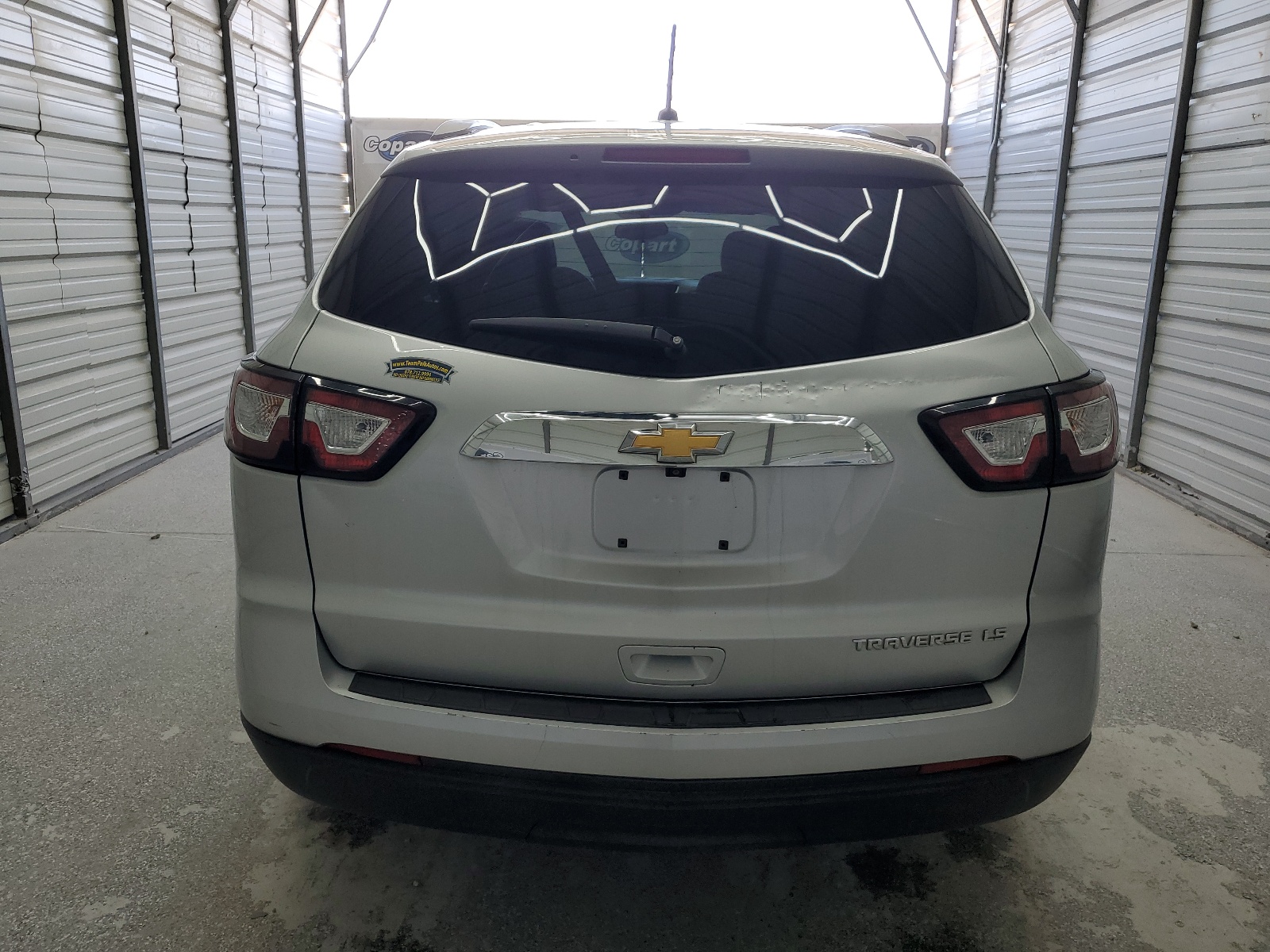 1GNKRFEDXFJ373909 2015 Chevrolet Traverse Ls