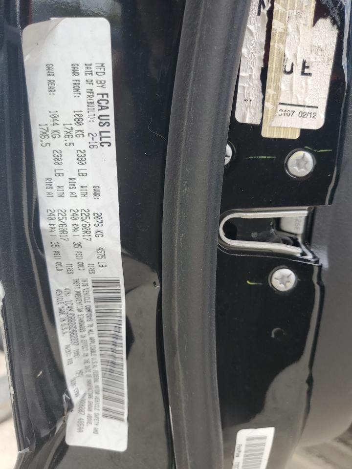 2016 Jeep Compass Sport VIN: 1C4NJDBB2GD662237 Lot: 57721674