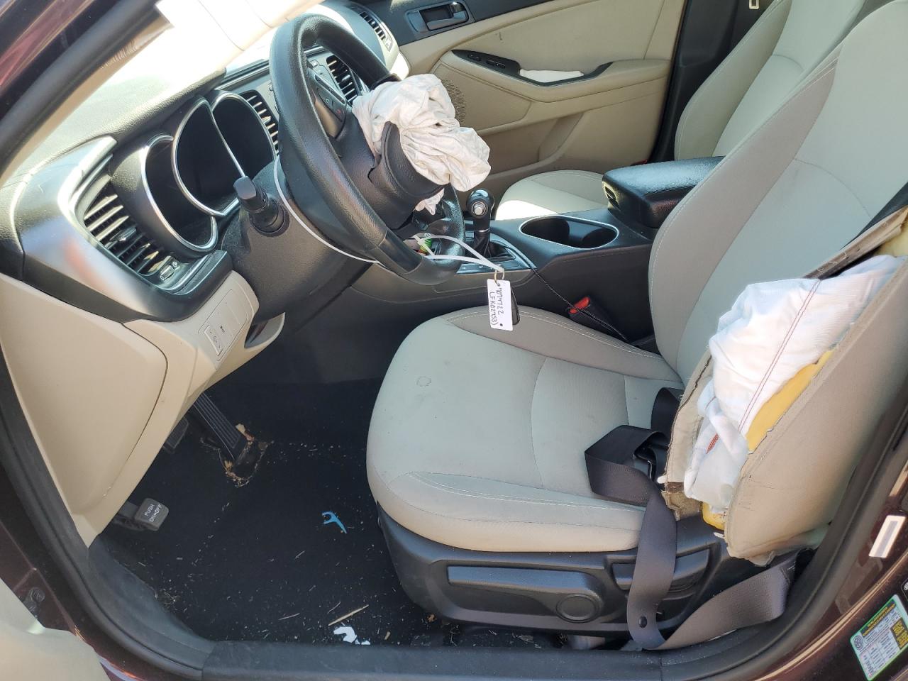 2014 Kia Optima Lx VIN: 5XXGM4A7XEG327212 Lot: 59168004