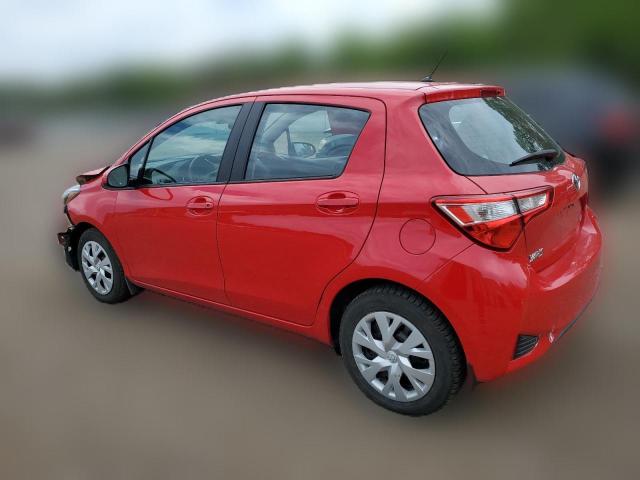  TOYOTA YARIS 2018 Червоний