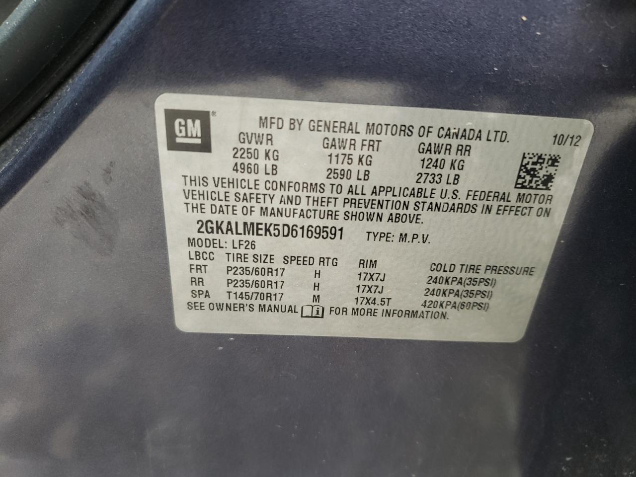 2013 GMC Terrain - Image 13