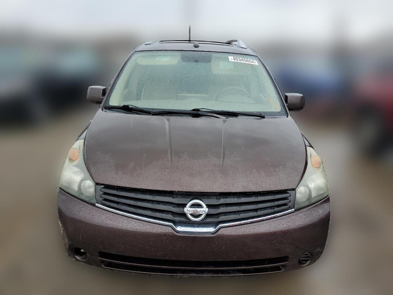 2007 Nissan Quest S VIN: 5N1BV28U07N119849 Lot: 40345654