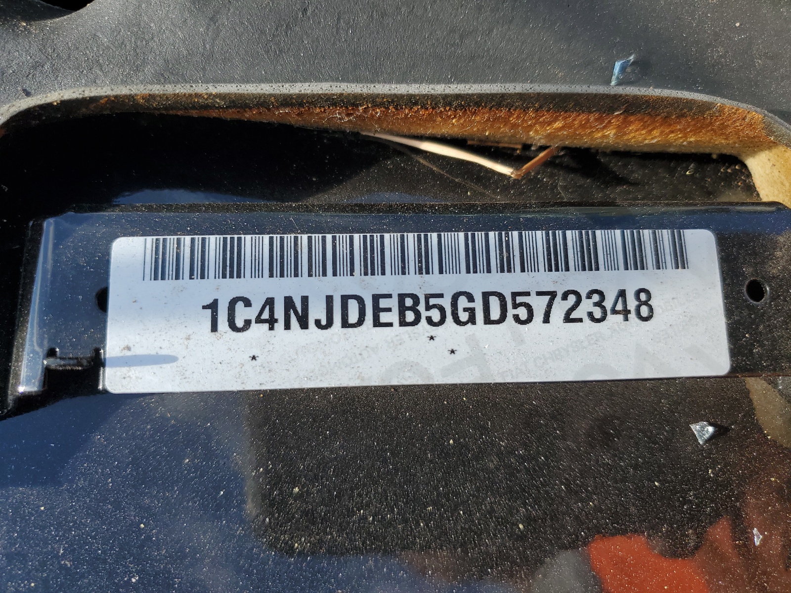 1C4NJDEB5GD572348 2016 Jeep Compass Latitude