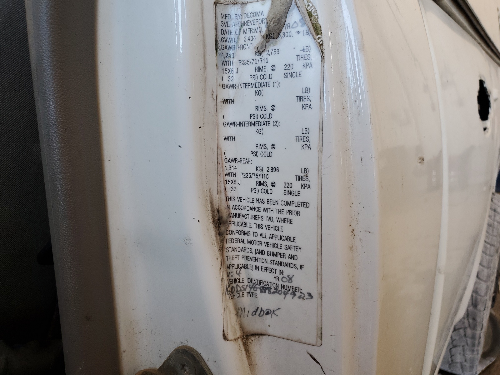 1GDDS14E888204903 2008 GMC Canyon