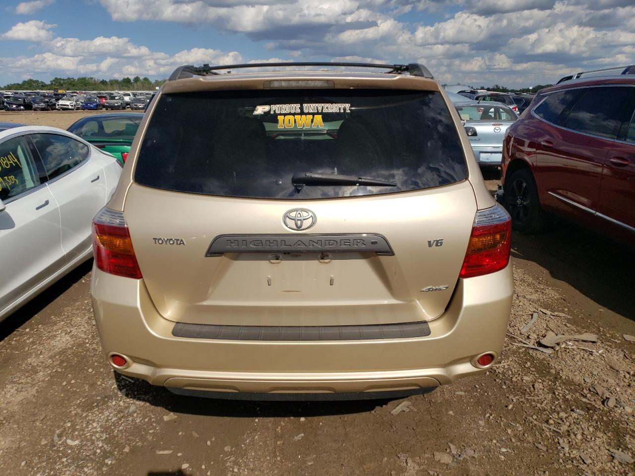 2008 Toyota Highlander Sport VIN: JTEES43A582109352 Lot: 52690434