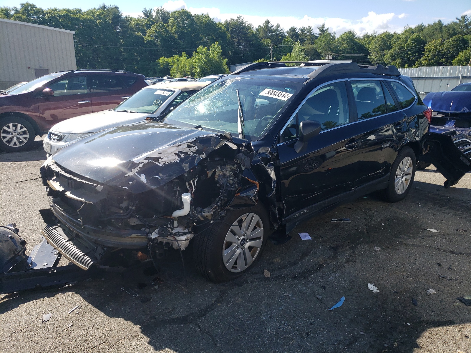 2019 Subaru Outback 2.5I vin: 4S4BSABC9K3371185