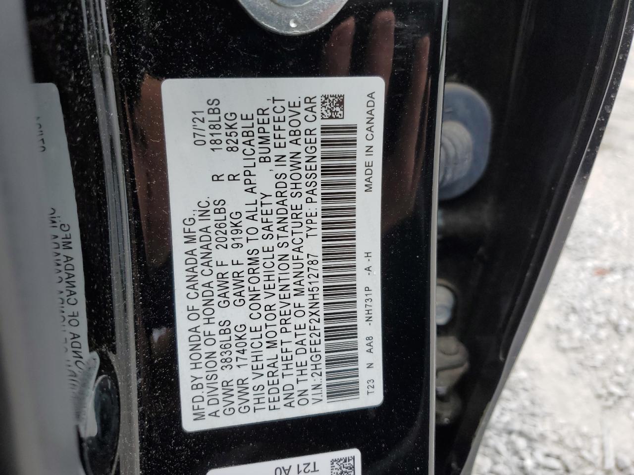 2022 Honda Civic - Image 12