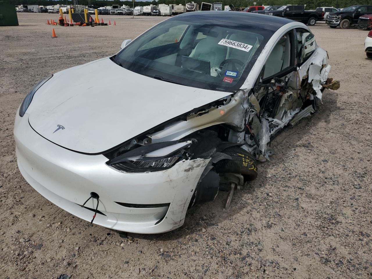 5YJ3E1EA0KF431917 2019 TESLA MODEL 3 - Image 1