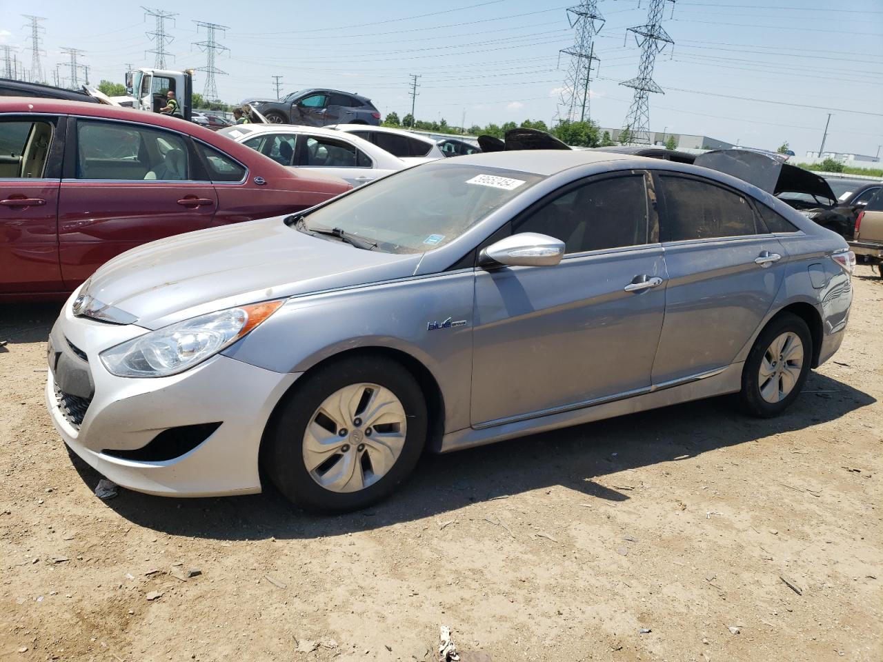 2015 Hyundai Sonata Hybrid VIN: KMHEC4A40FA131191 Lot: 59652454