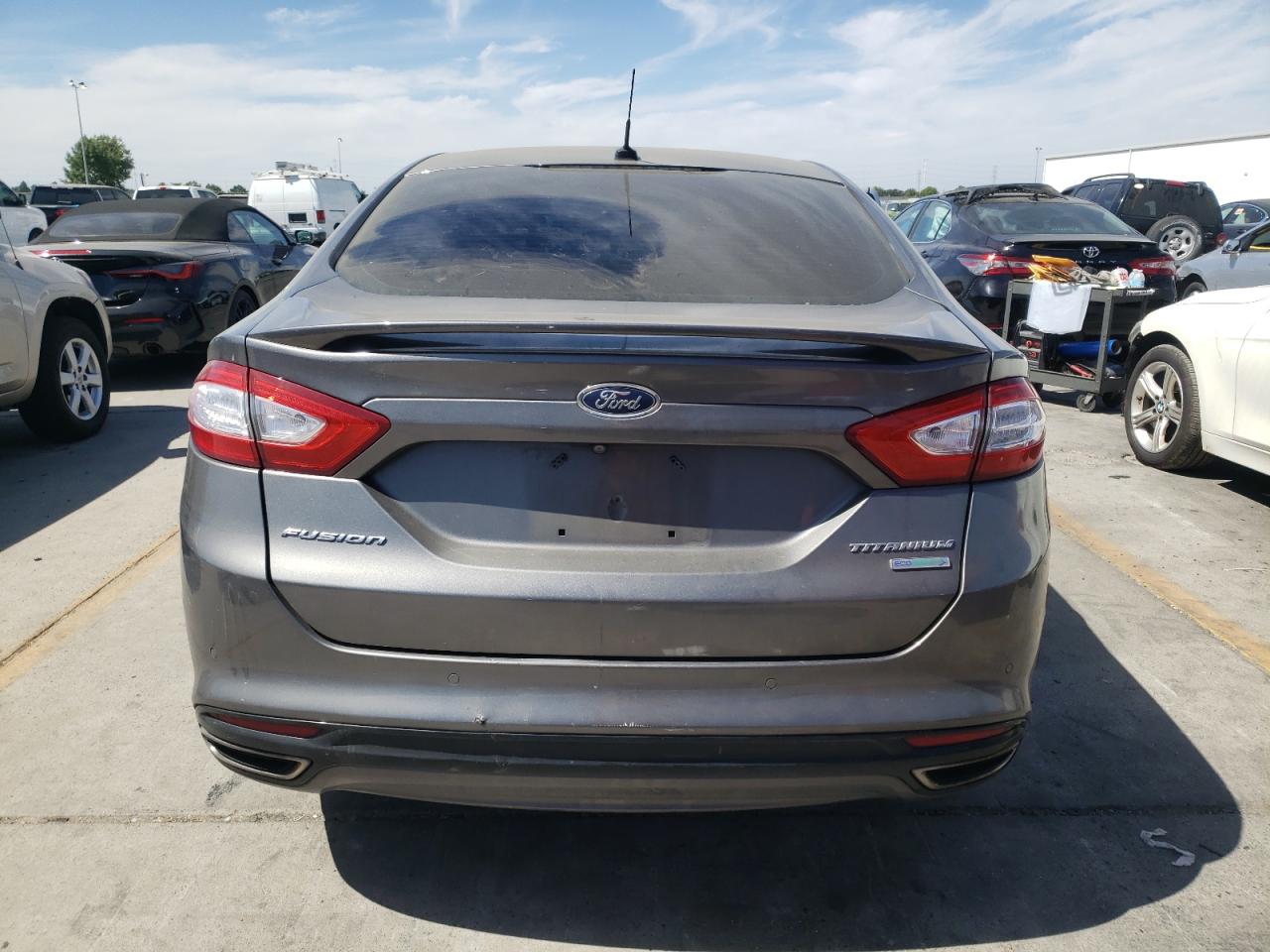 2014 Ford Fusion Titanium VIN: 3FA6P0K93ER393491 Lot: 60943944