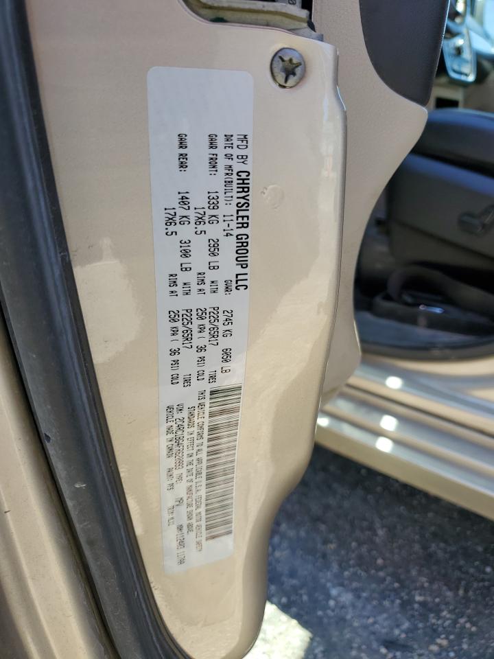 2015 Chrysler Town & Country Touring VIN: 2C4RC1BG4FR620993 Lot: 60627024