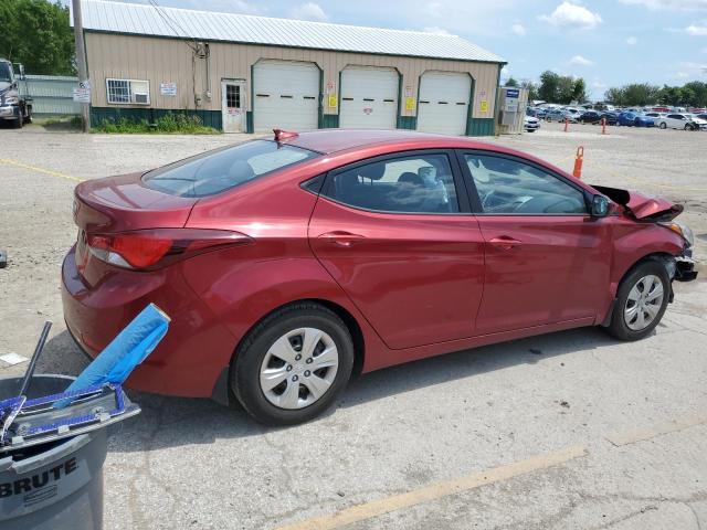  HYUNDAI ELANTRA 2016 Красный