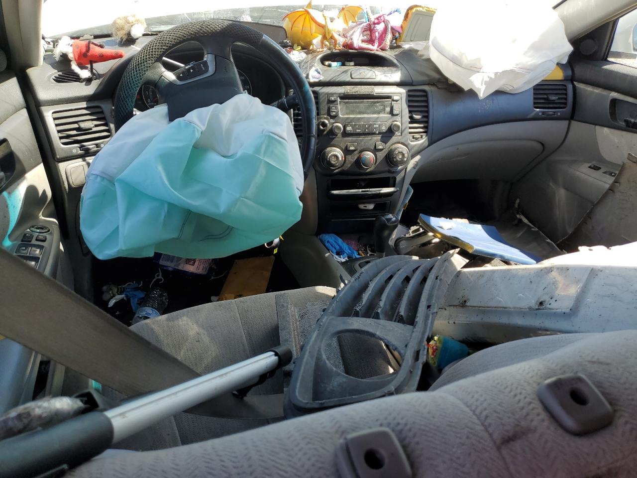 2007 Kia Optima Lx VIN: KNAGE124875130303 Lot: 59869634