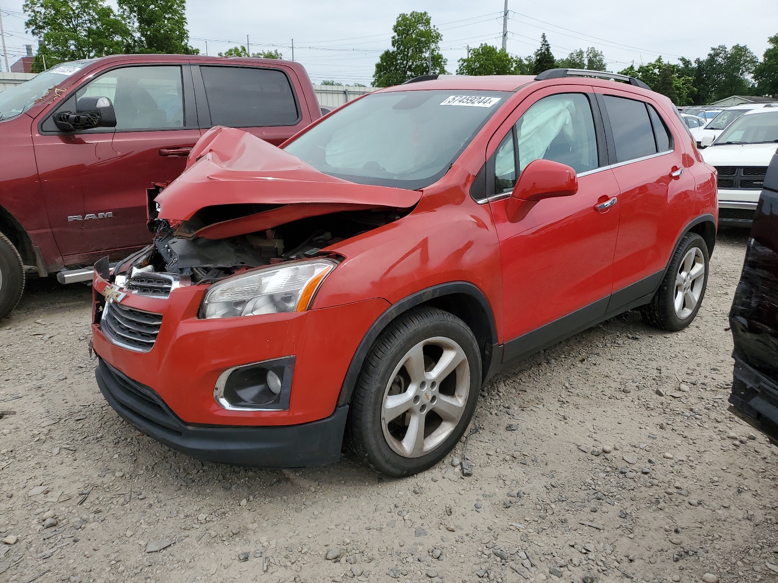 2016 Chevrolet Trax Ltz vin: KL7CJRSBXGB603692