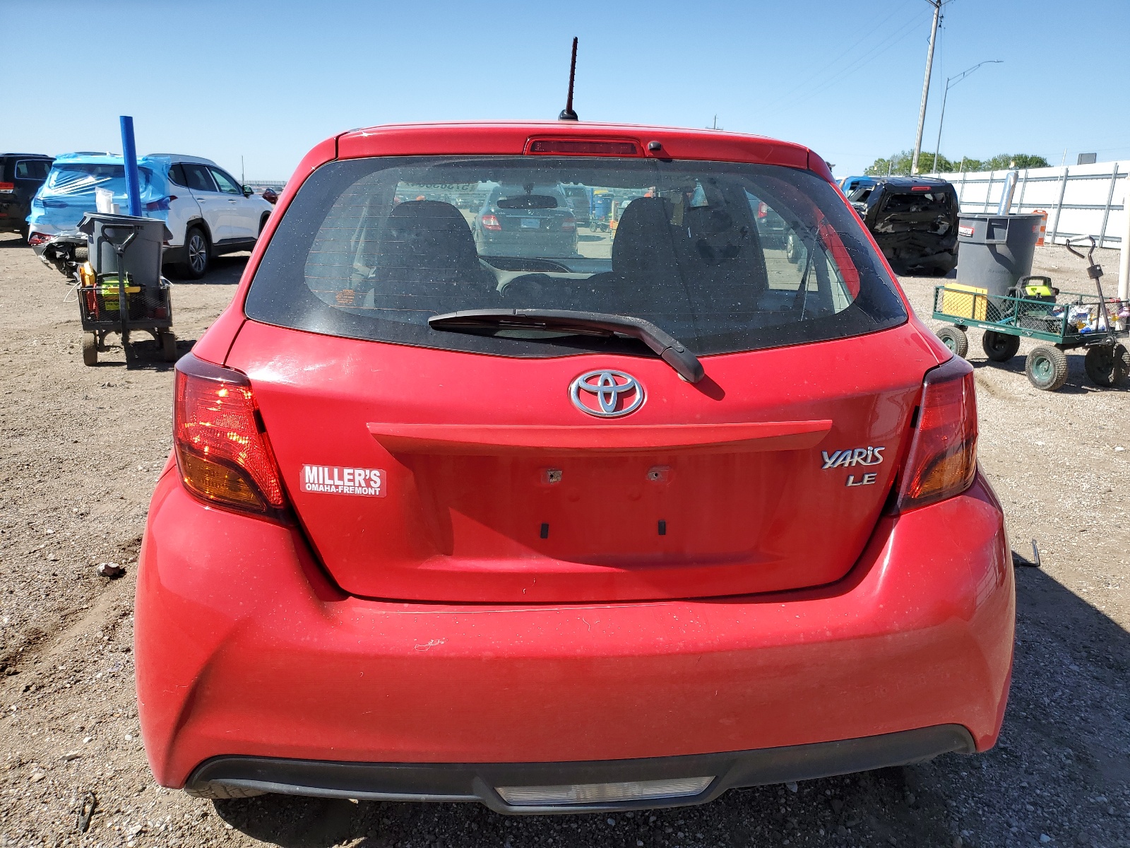 VNKKTUD35FA024266 2015 Toyota Yaris